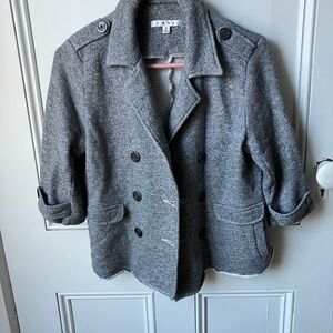 CAbi gray stretch blazer
